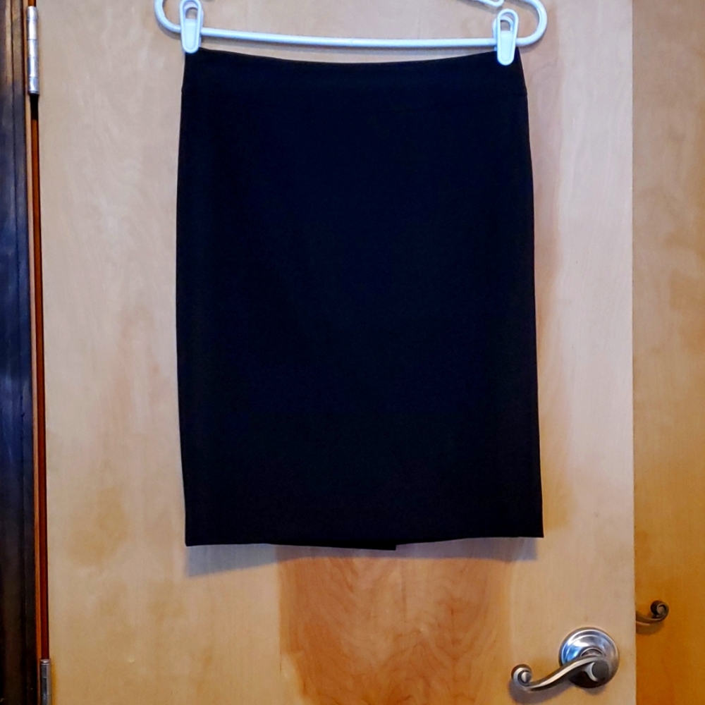 Black knee length skirt